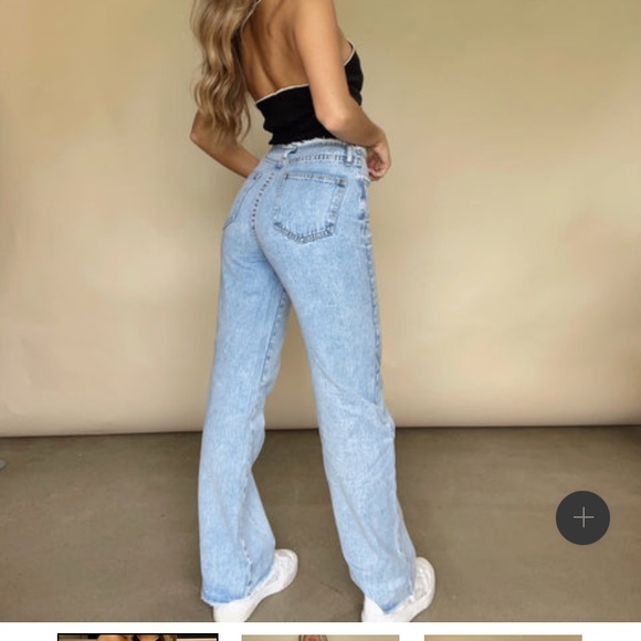 SALE Frayed Denim Jeans - Picture 6 of 14